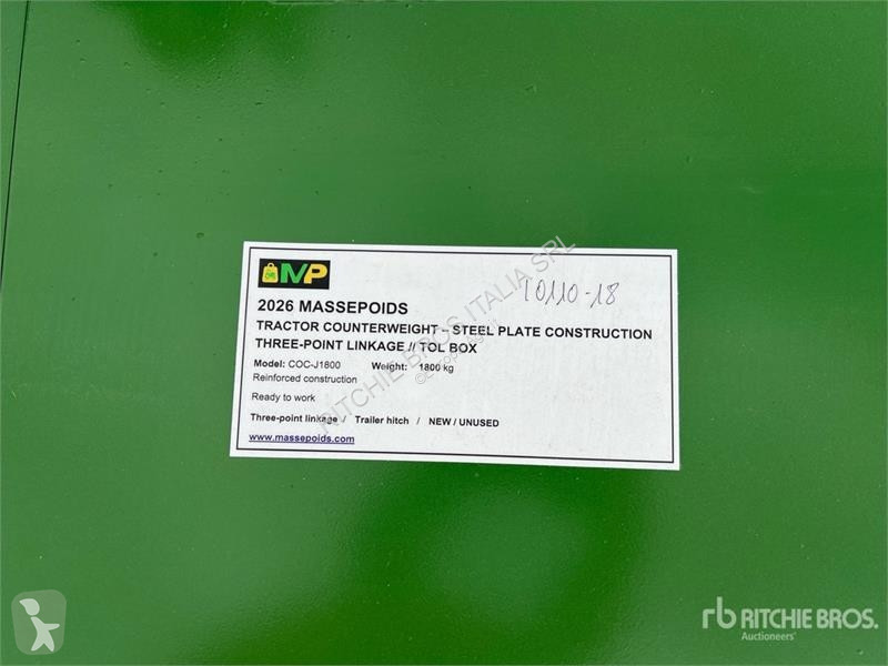 Massepoids COC-J1800 J-series steel three-point...