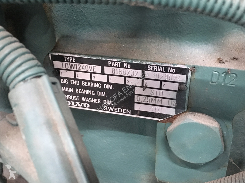 Pièces détachées Volvo TWD1240VE RECONDITIONED