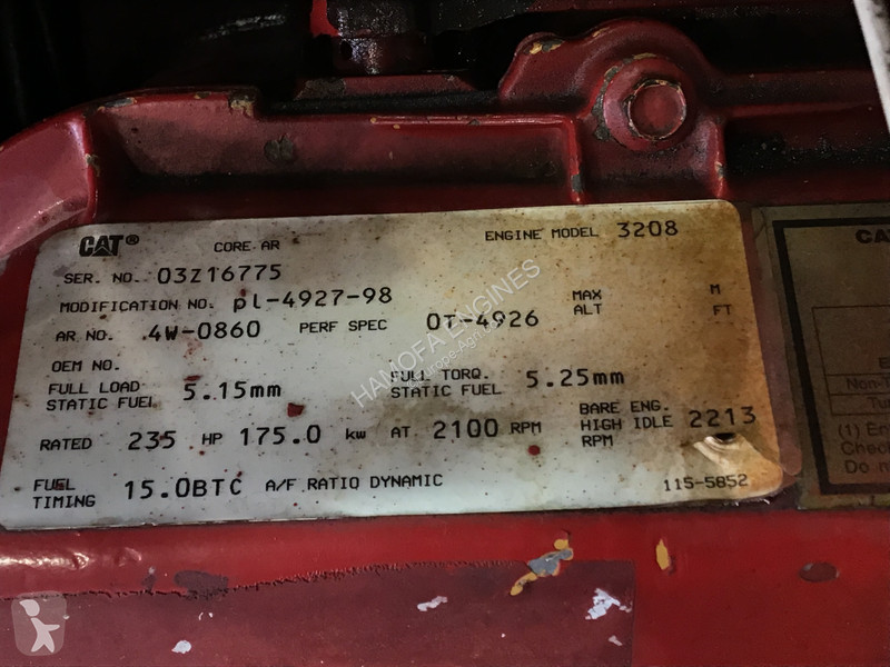 Repuestos Caterpillar 8 03Z-4W0860 USED