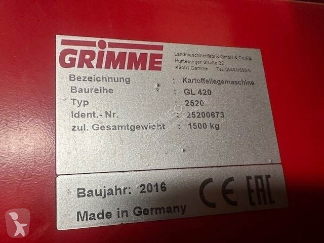 Reservedele Grimme GL420 Pootmachine