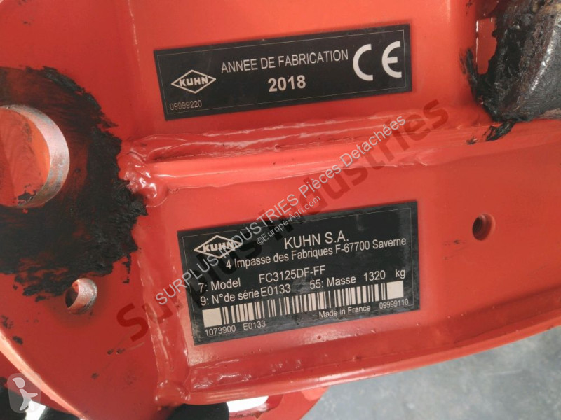 Сельскохозяйственные запчасти Kuhn FC 3125 DF-FF