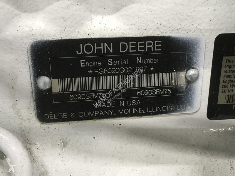 Losse onderdelen John Deere 6090SFM75 USED