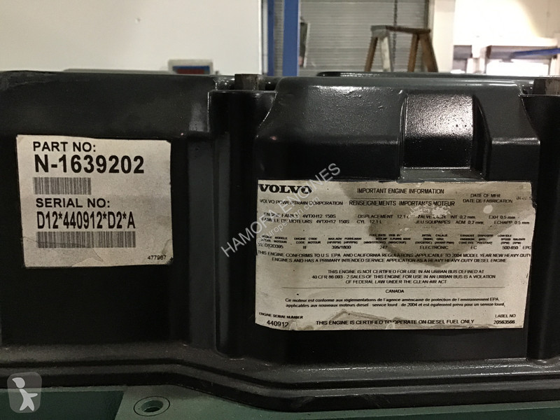 Pièces détachées Volvo D12-364004 - D2 A LONGBLOCK
