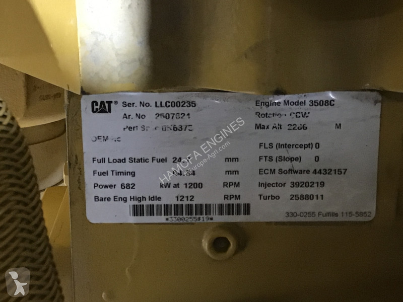 Repuestos Caterpillar 3508C LLC-2507621 NEW