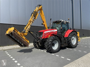 Tractor Massey Ferguson 6475 Dyna-6 met herder slootveger