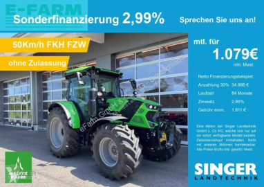 Tractor Deutz-Fahr 6125 c ttv 50km/h fkh fzw dl