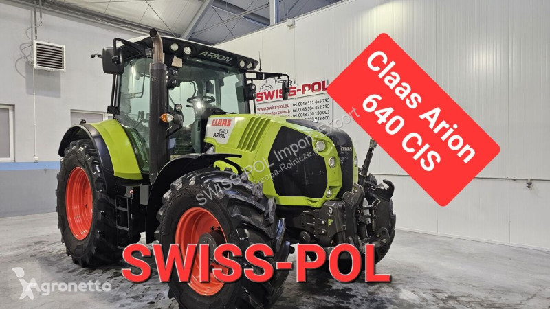 Tracteur agricole Claas Arion 640