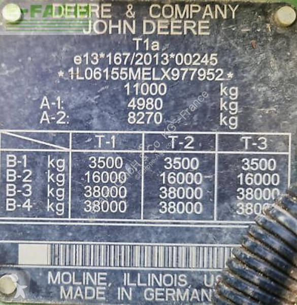 Landbrugstraktor John Deere  6155m