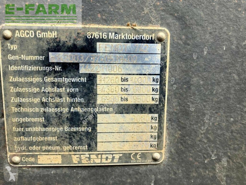 Landbrugstraktor Fendt  722
