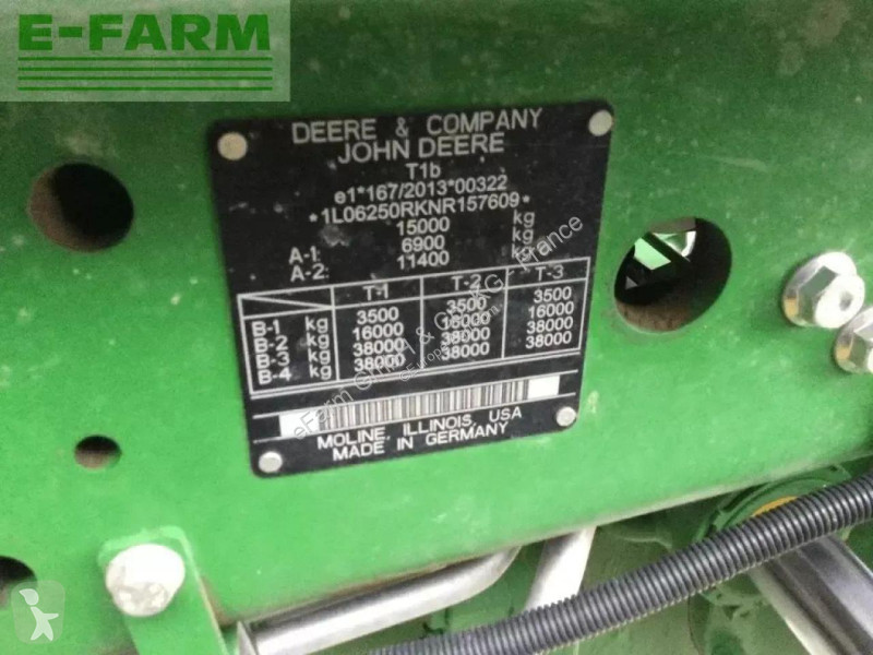 Landbrugstraktor John Deere  6r250