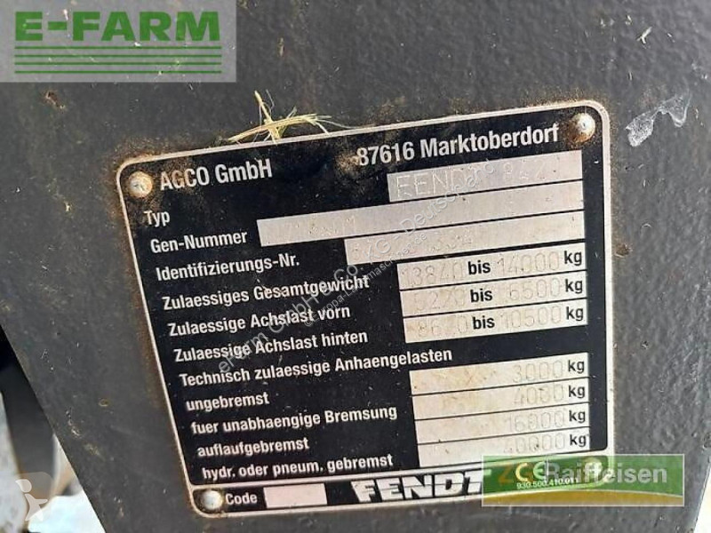 Landbrugstraktor Fendt  828 vario