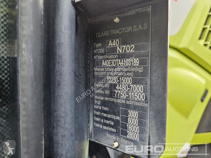Tractor Claas Axion 830 CMATIC
