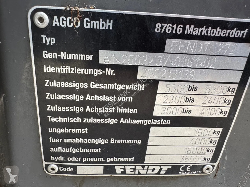 Landbrugstraktor Fendt 209 P VARIO TMS