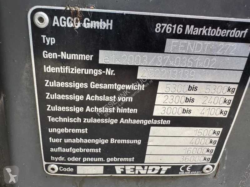 Tractor Fendt 209 P VARIO TMS