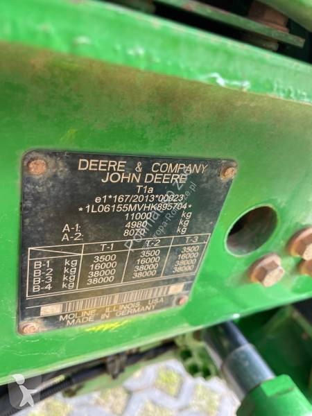 Lantbrukstraktor John Deere 6155M