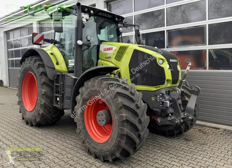 Landbrugstraktor Claas  axion 870 cmatic cebis...