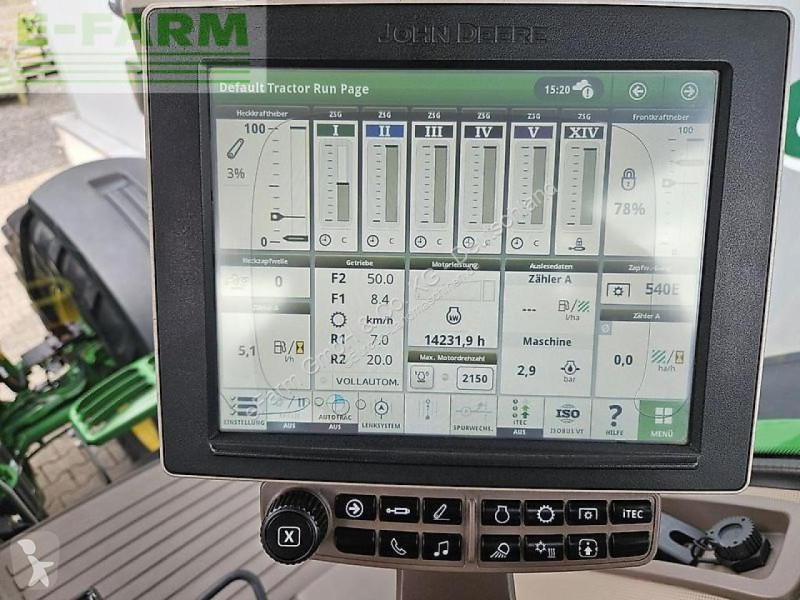 Landbrugstraktor John Deere  7250r