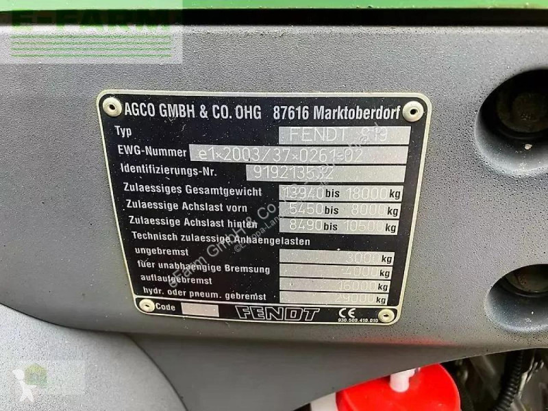 Landbrugstraktor Fendt  922 com 3 *motor überholt*