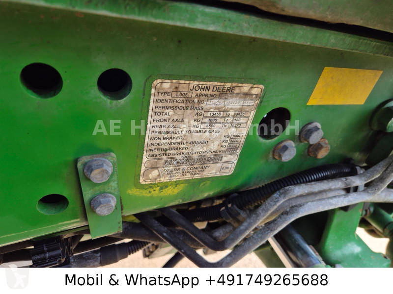 Landbrugstraktor John Deere 6215R  6,8L 188KW...