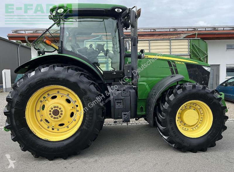 Landbrugstraktor John Deere  7260 r mit einer...