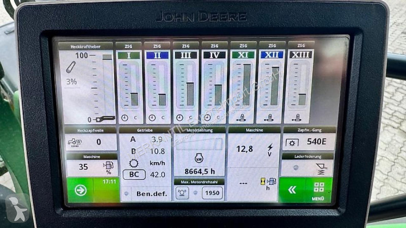 Tractor John Deere 6145R Direct Drive + 663R...