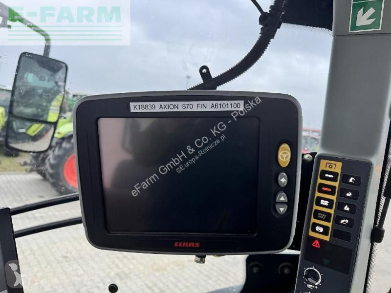 Landbrugstraktor Claas  axion 870 cmatic cebis
