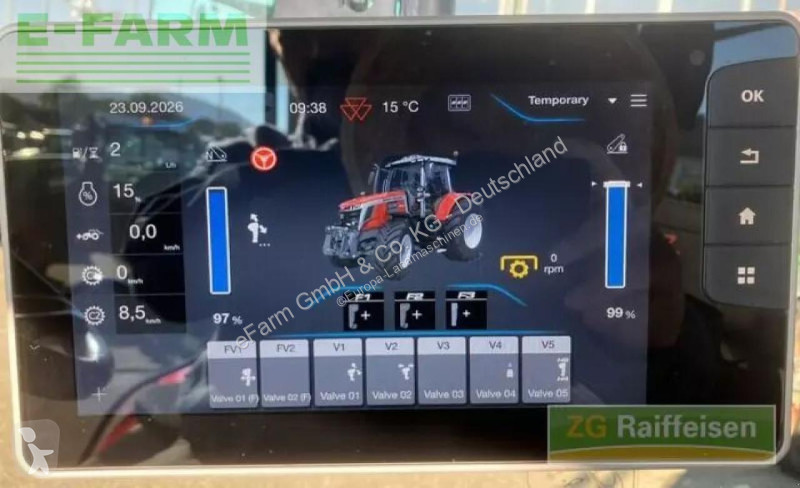 Tracteur agricole Massey Ferguson  7s.210 dyna-vt