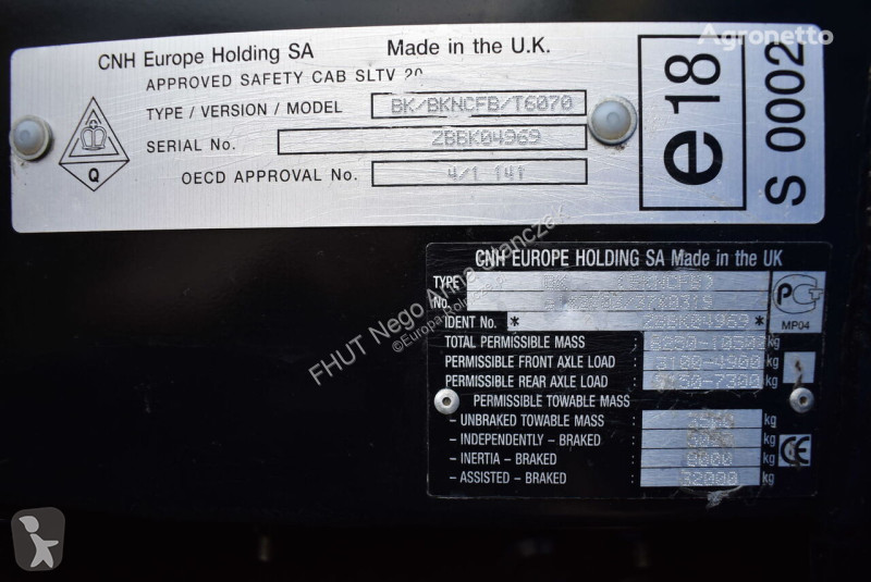 Tractor New Holland T6070 RANGE COMMAND