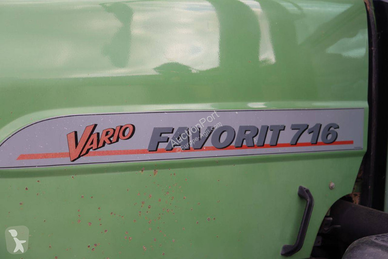Tracteur agricole Fendt Vario Favorit 716