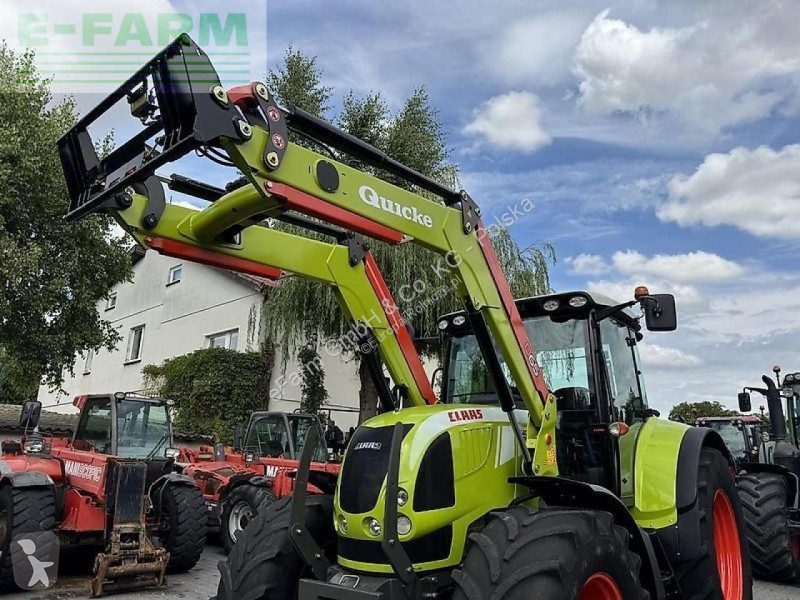 Traktor Claas  arion 640 cis + quicke q65