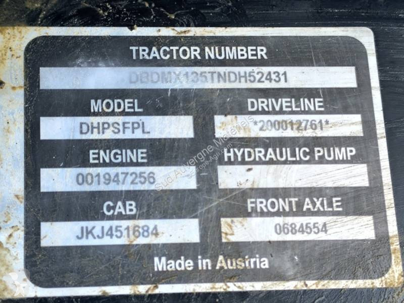 Tracteur agricole Case IH 135