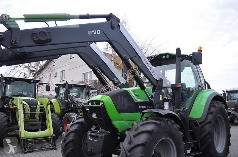 Deutz-Fahr agrotron p + quicke q78 tractor