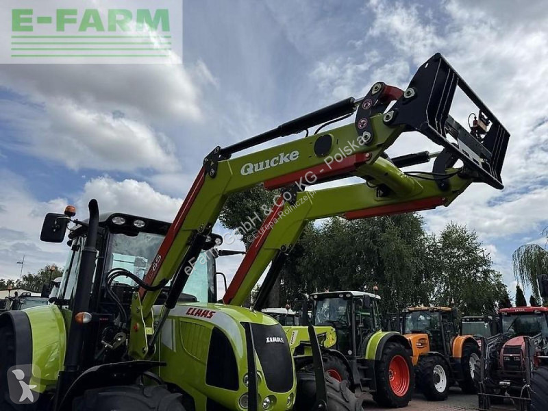 Traktor Claas  arion 640 cis + quicke q65