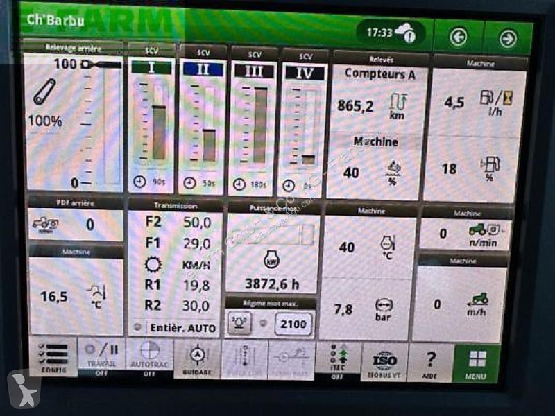 Landbrugstraktor John Deere  6r195