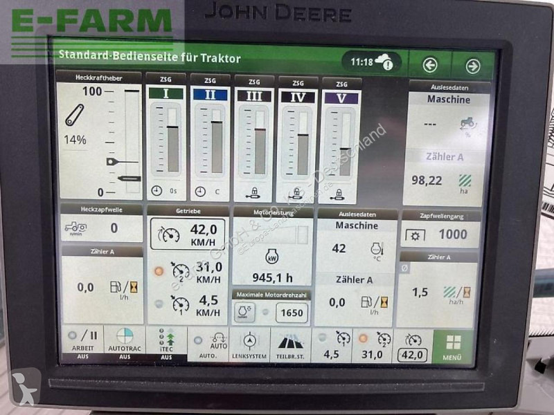 Landbrugstraktor John Deere  traktor 8rx370