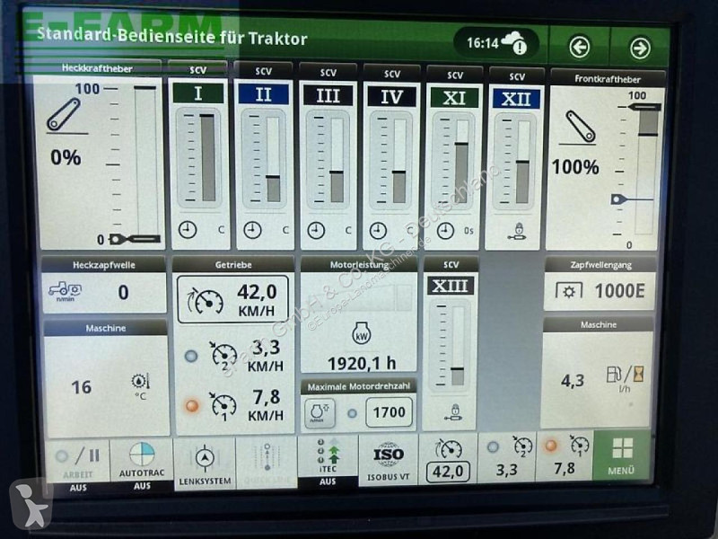 Landbrugstraktor John Deere  6r 185