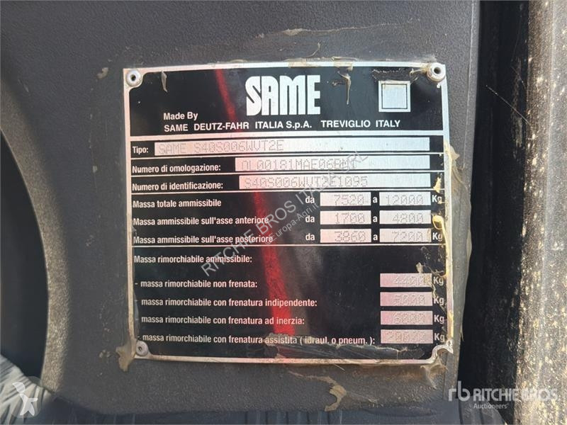 Сільськогосподарський трактор Same IRON 200 4WD...