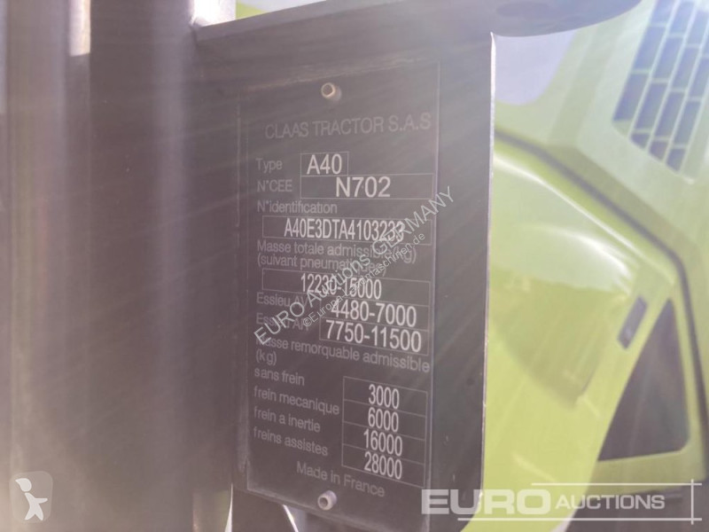 Tractor Claas Axion 830 CMATIC