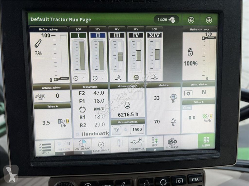John Deere 6215R tractor