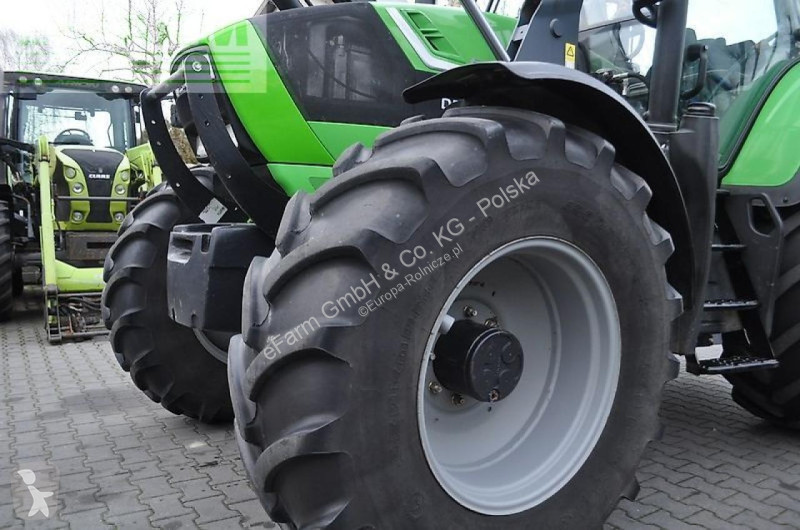 Deutz-Fahr agrotron p + quicke q78 tractor