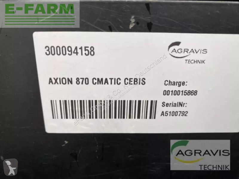 Landbrugstraktor Claas  axion 870 cmatic cebis...