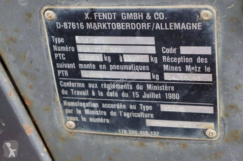 Lantbrukstraktor Fendt 818