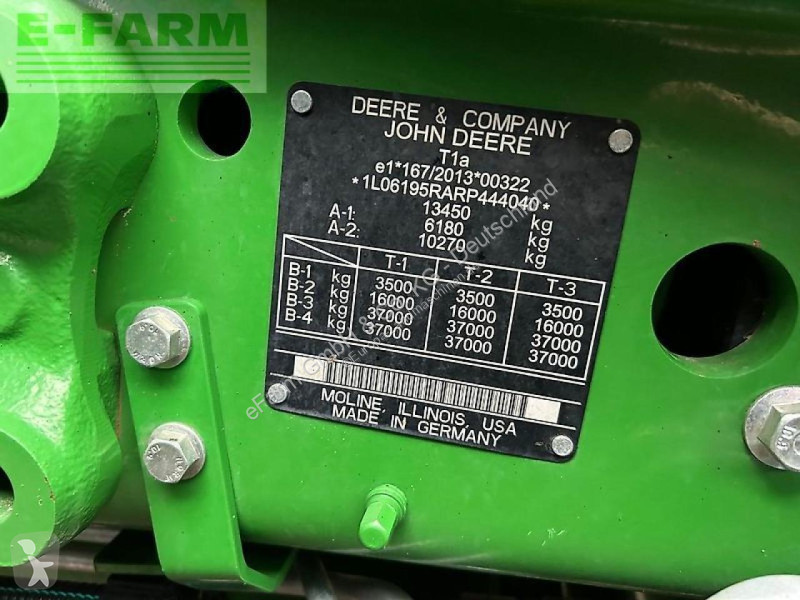 Landbrugstraktor John Deere  6r 195