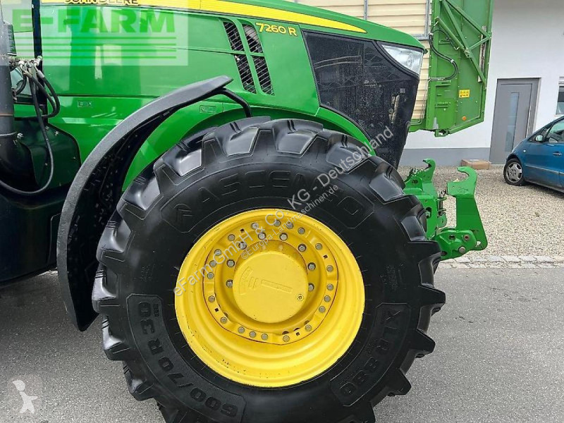 Landbrugstraktor John Deere  7260 r mit einer...