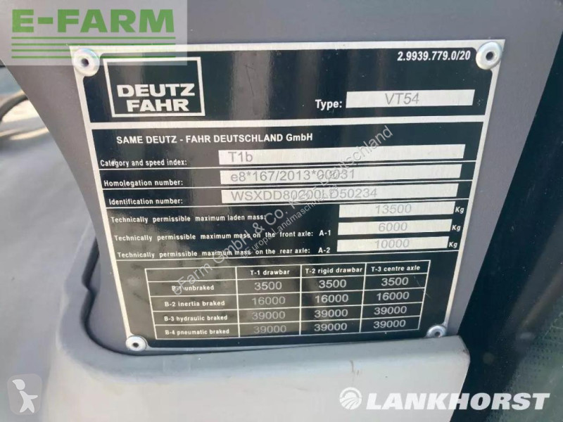 Landbrugstraktor Deutz-Fahr  7250 ttv...