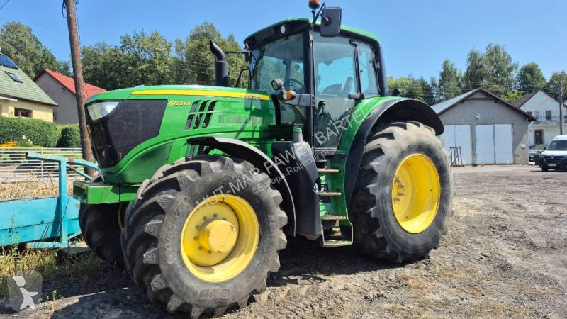 John Deere 6195M tractor