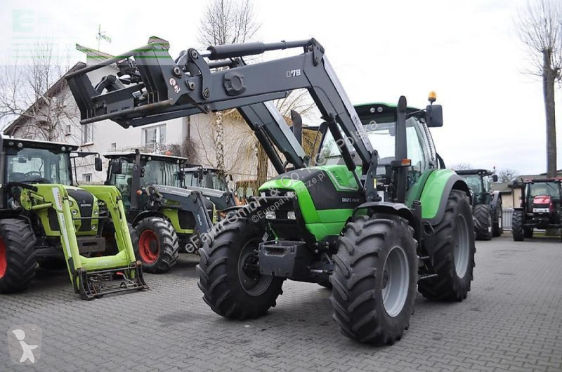 Deutz-Fahr agrotron p + quicke q78 tractor