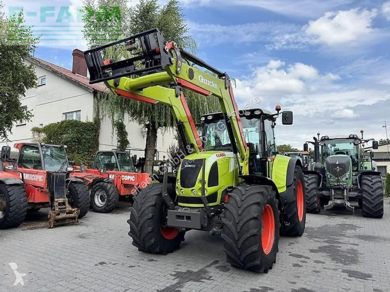 Traktor Claas  arion 640 cis + quicke q65