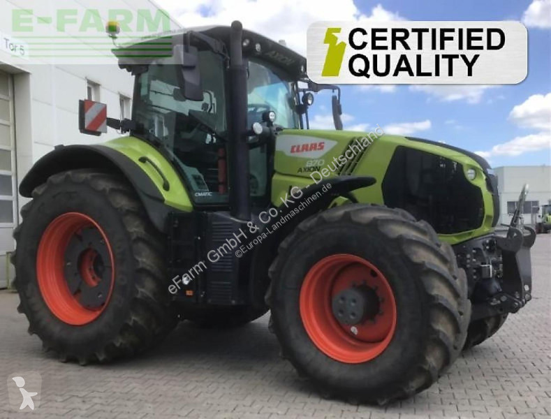 Landbrugstraktor Claas  axion 870 cmatic cebis