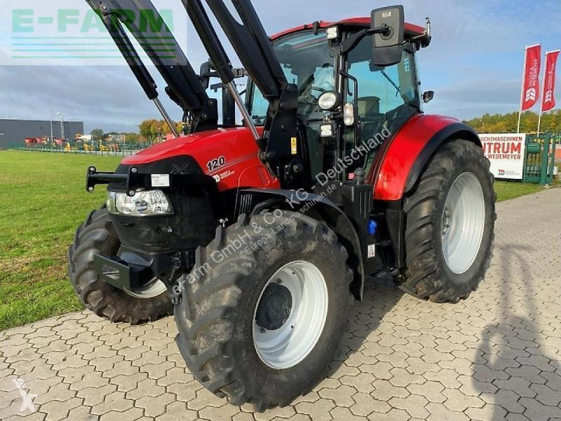 Landbrugstraktor Case  luxxum 120 mit alö lader